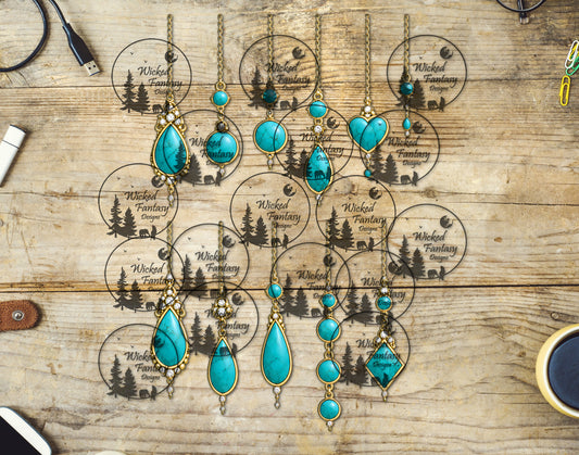 UVDTF Turquoise Bangles