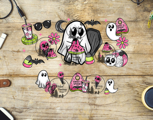 UVDTF Sweet and Spooky Element 16oz 40oz Tumbler Wrap