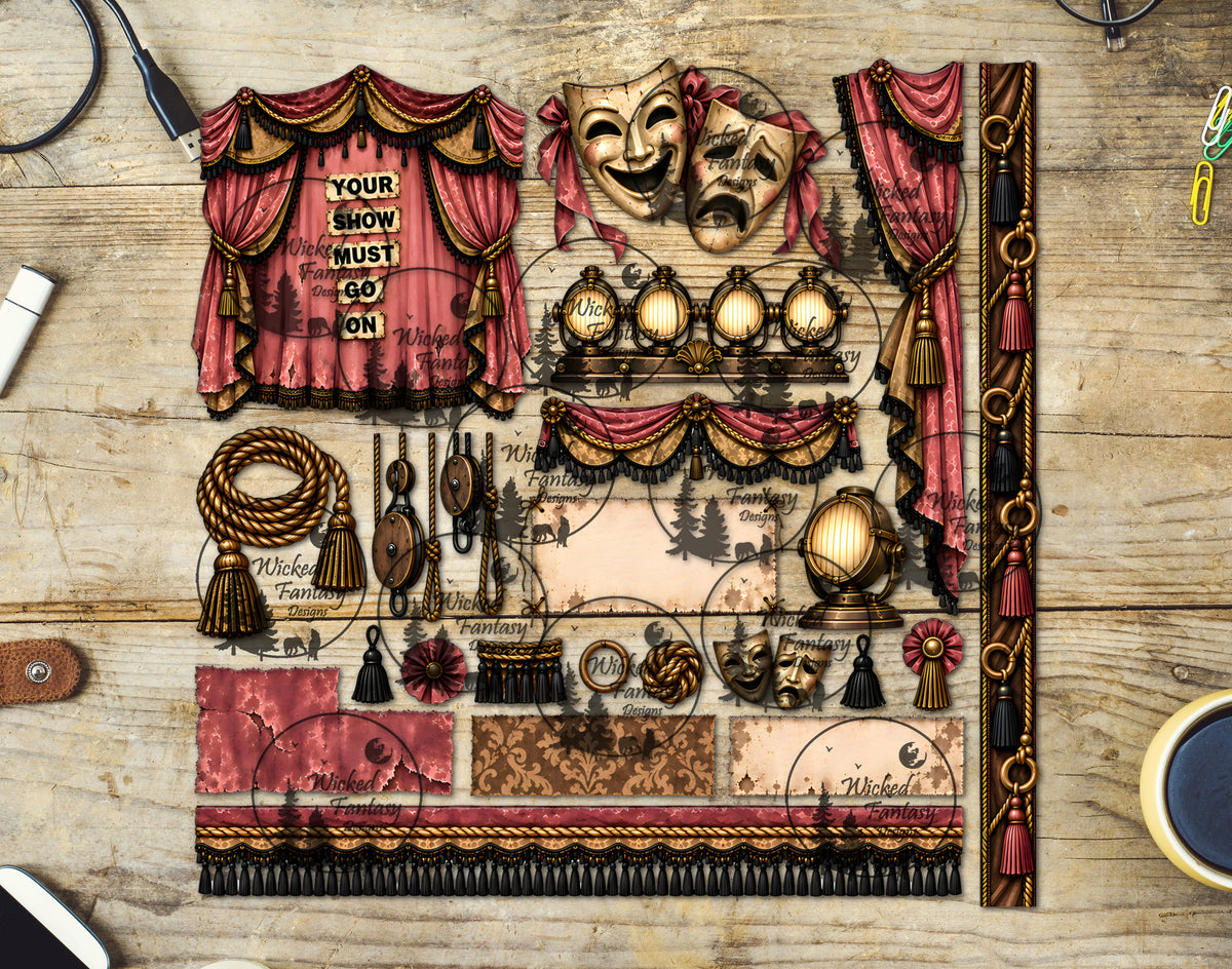 UVDTF Your Show Must Go On Multimedia Element Sheet