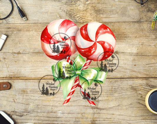 UVDTF Christmas Candies with Bows