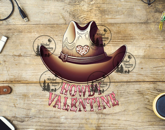 UVDTF Howdy Valentine (Cowboy Hat)