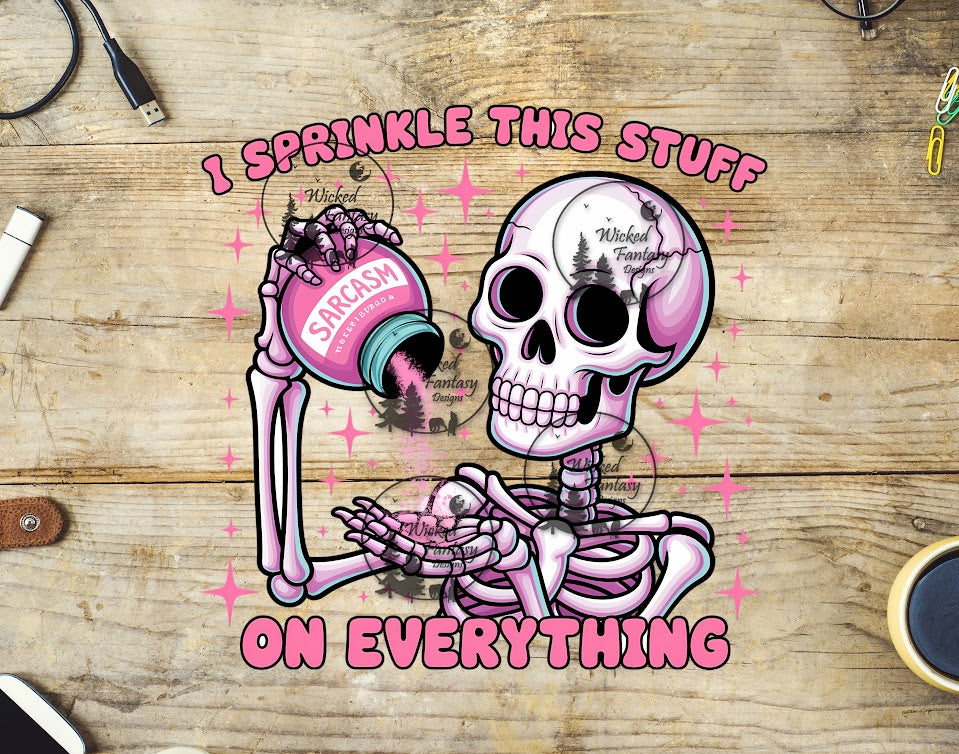 UVDTF Sarcasm I Sprinkle This Stuff On Everything