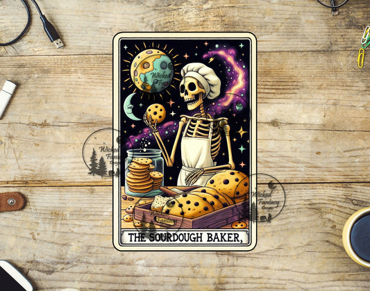 UVDTF The Sourdough Baker Tarot Card