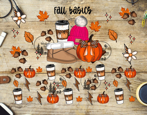 UVDTF Fall Basics 20oz 30oz 10"x10" Element