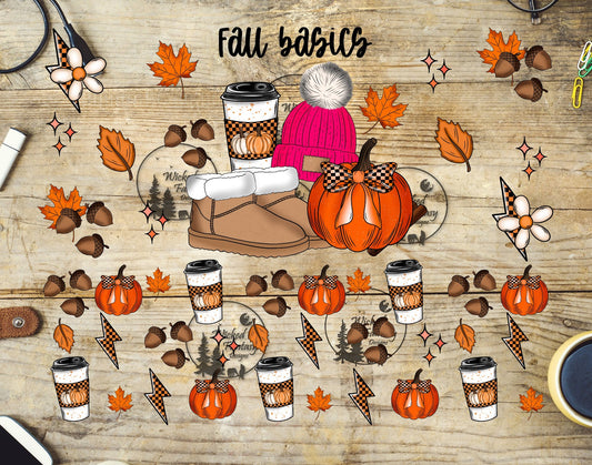 UVDTF Fall Basics 20oz 30oz 10"x10" Element