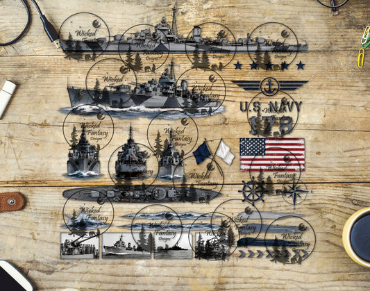 UVDTF Warships Element Sheet