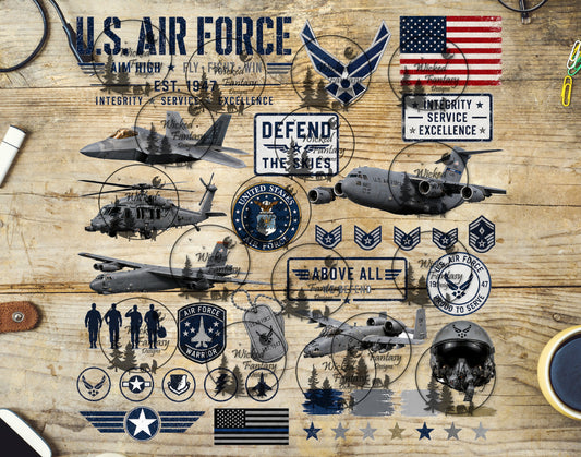 UVDTF Air Force Element Sheet