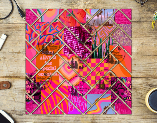 UVDTF I am the Rich Man Herringbone 20oz 30oz 10"x10"