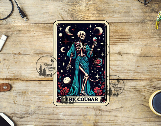 UVDTF The Cougar Tarot Card