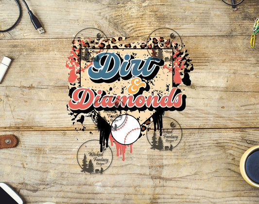 UVDTF Dirt and Diamonds Baseball