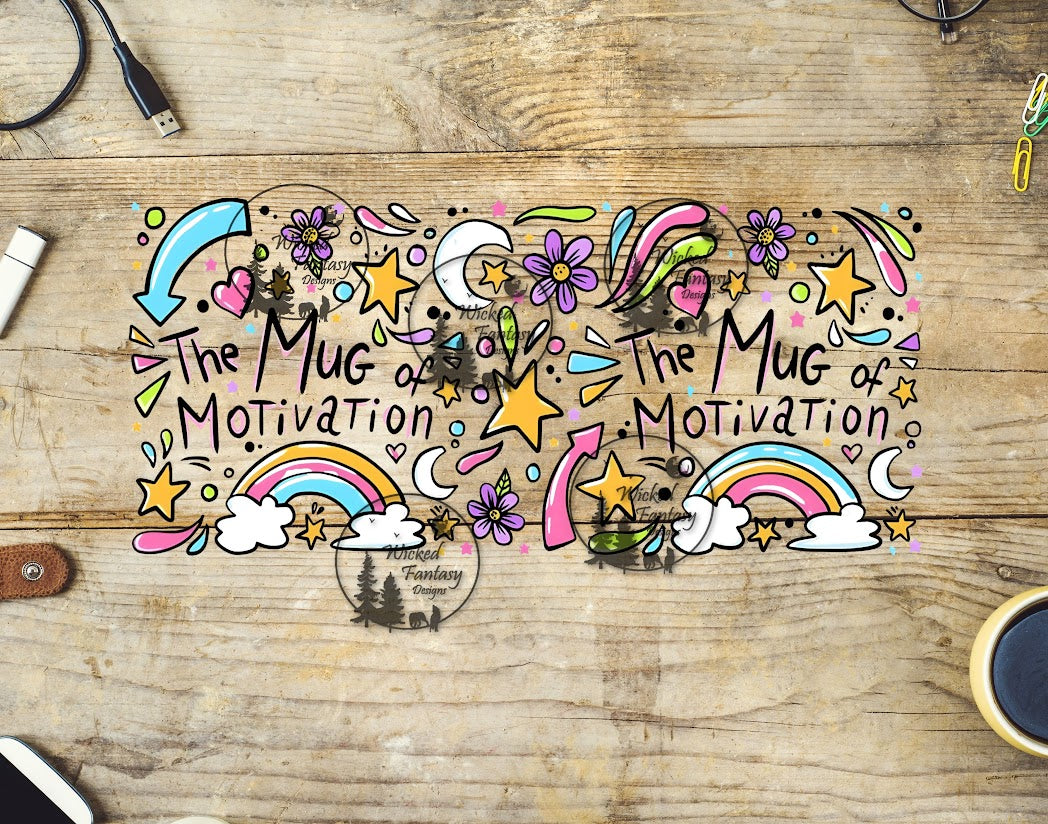 UVDTF The Mug of Motivation 16oz 40oz