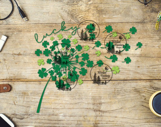 UVDTF Lucky Shamrock Dandelion.