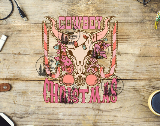 UVDTF Cowboy Christmas