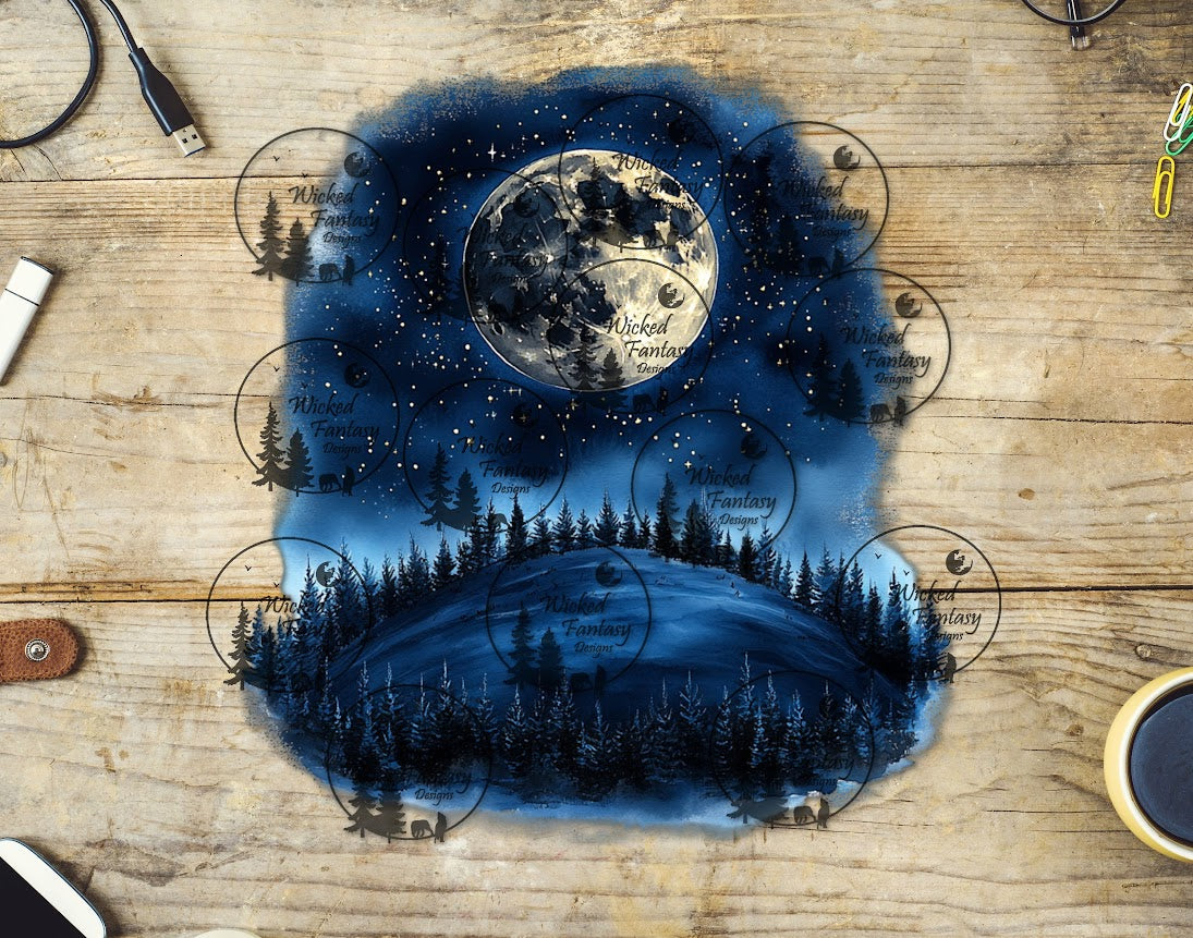 UVDTF Moonlit Night Scene