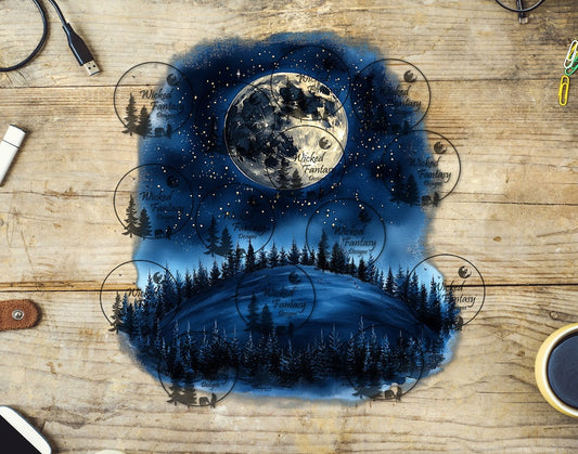UVDTF Moonlit Night Scene