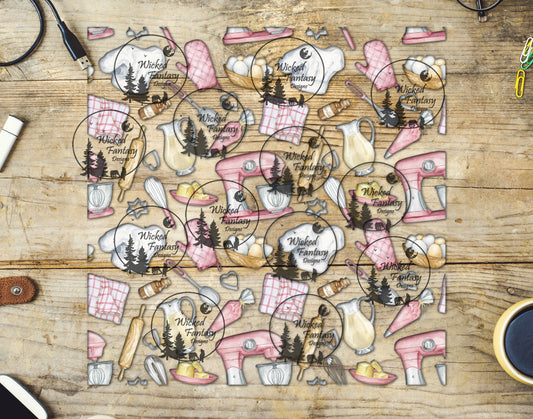 UVDTF Baking Essentials 20oz 30oz 10"x10" Element