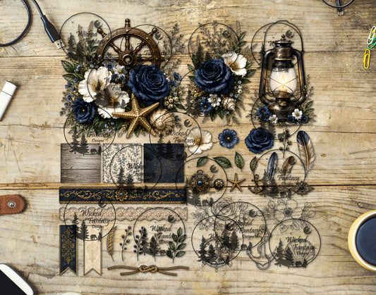 UVDTF Coastal Navy Multimedia Element Sheet