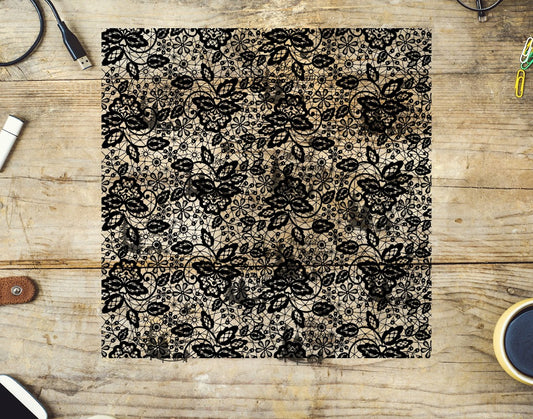 UVDTF Midnight Heirloom Lace 20oz 30oz 10"x10" Element
