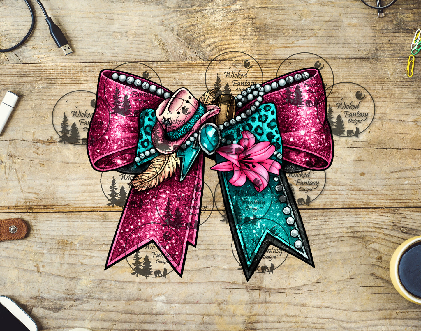 UVDTF Boujee Cowgirl Bow