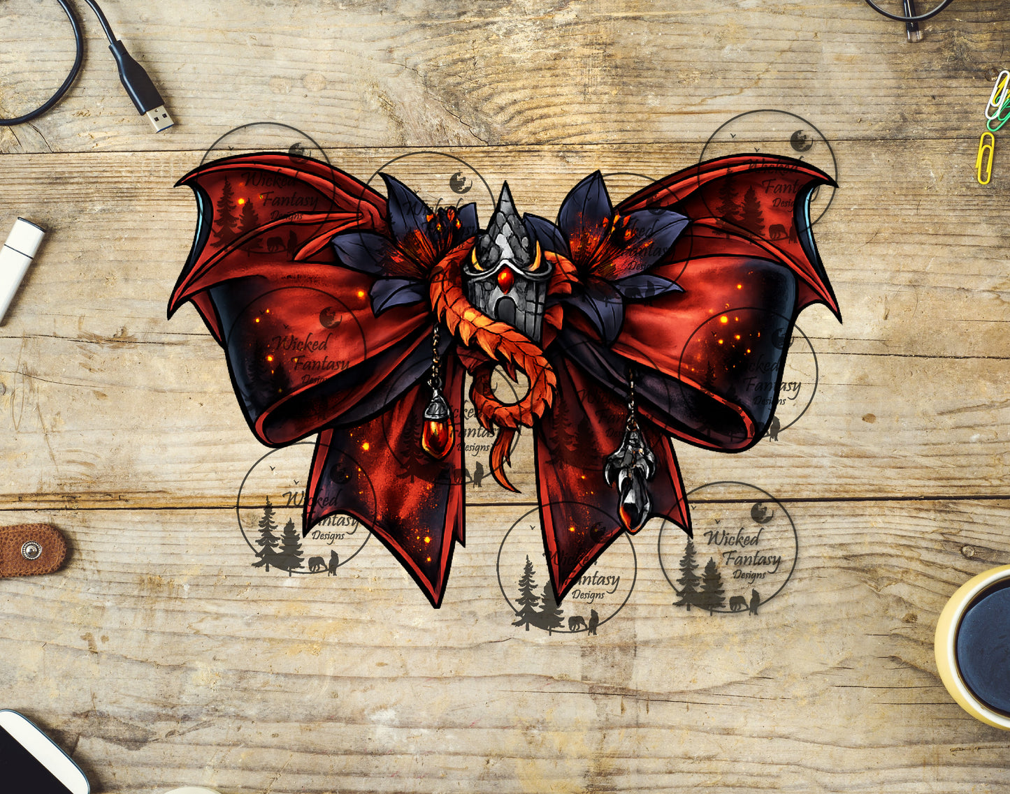 UVDTF Ember Bloom Dragon Bow