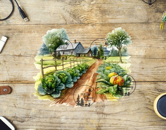 UVDTF Garden Path on the Homestead