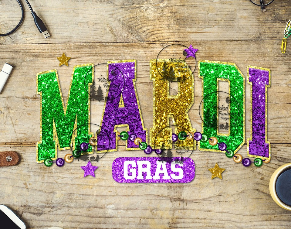 UVDFT Mardi Gras (Sparkly)