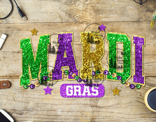 UVDFT Mardi Gras (Sparkly)