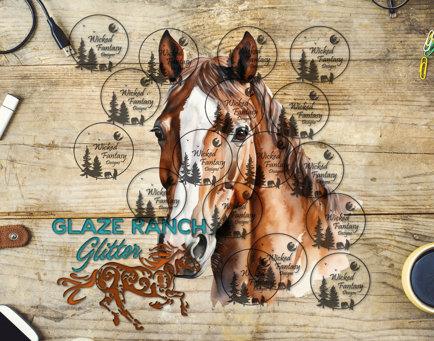 UVDTF Sweet Chestnut Horse