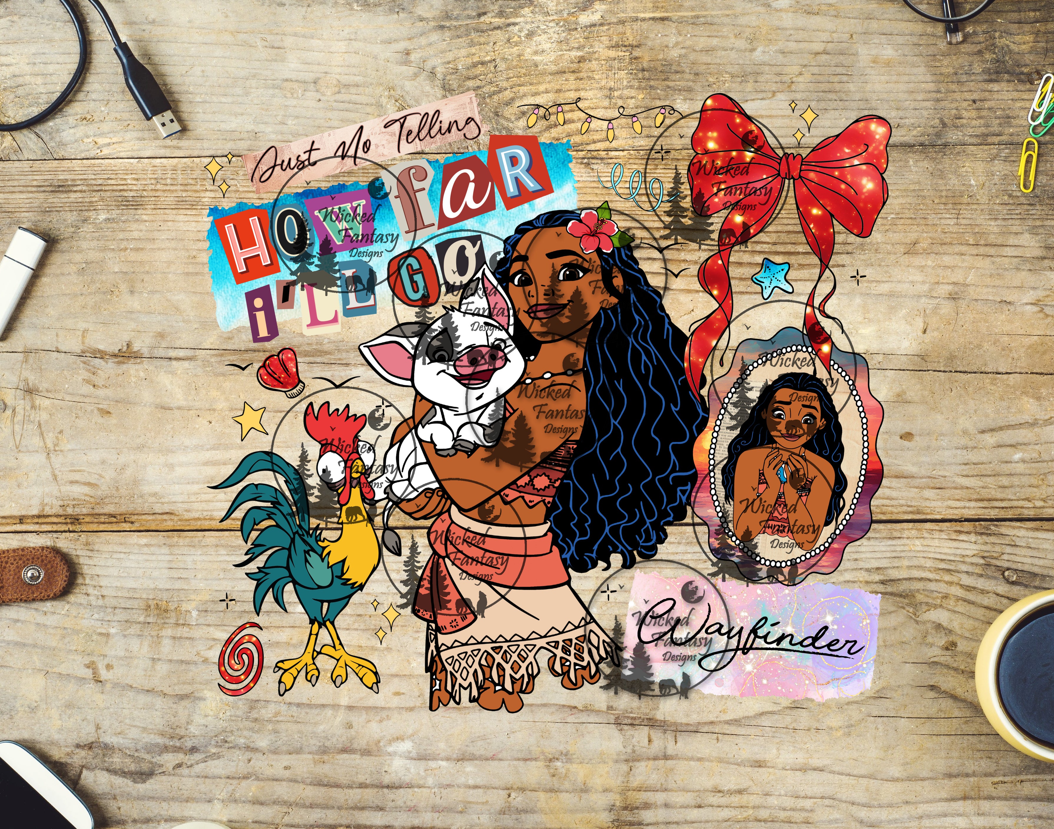 UVDTF Wayfinder and Bows – Wicked Fantasy Designs