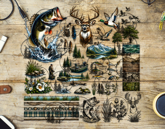 UVDTF Hunting and Fishing Element Sheet