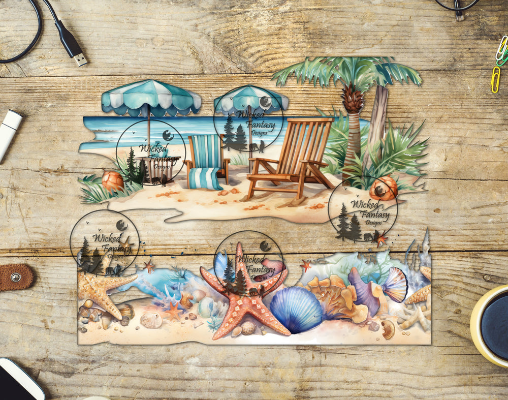 UVDTF Beach Life 20oz 30oz 10"x10" Element