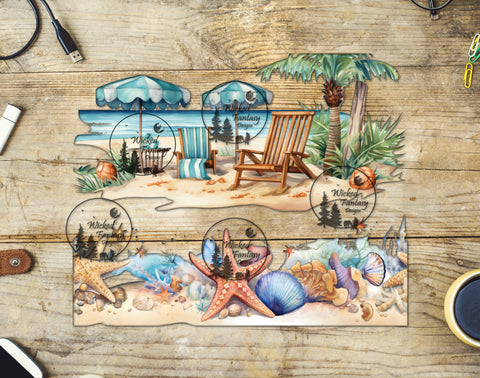 UVDTF Beach Life 20oz 30oz 10"x10" Element