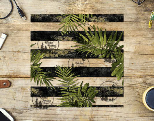 UVDTF Palm Frond Stripes 20oz 30oz 10x10"