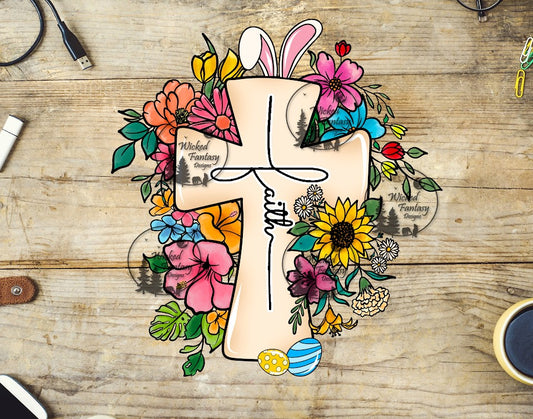UVDTF Faith (Easter with Flowers)