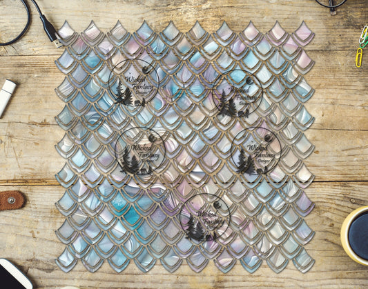 UVDTF Opal Dragon Scales 10"x10" Element