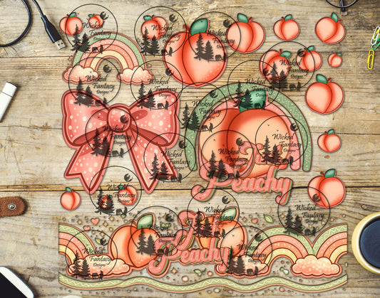 UVDTF Just Peachy 11x11" Element Sheet