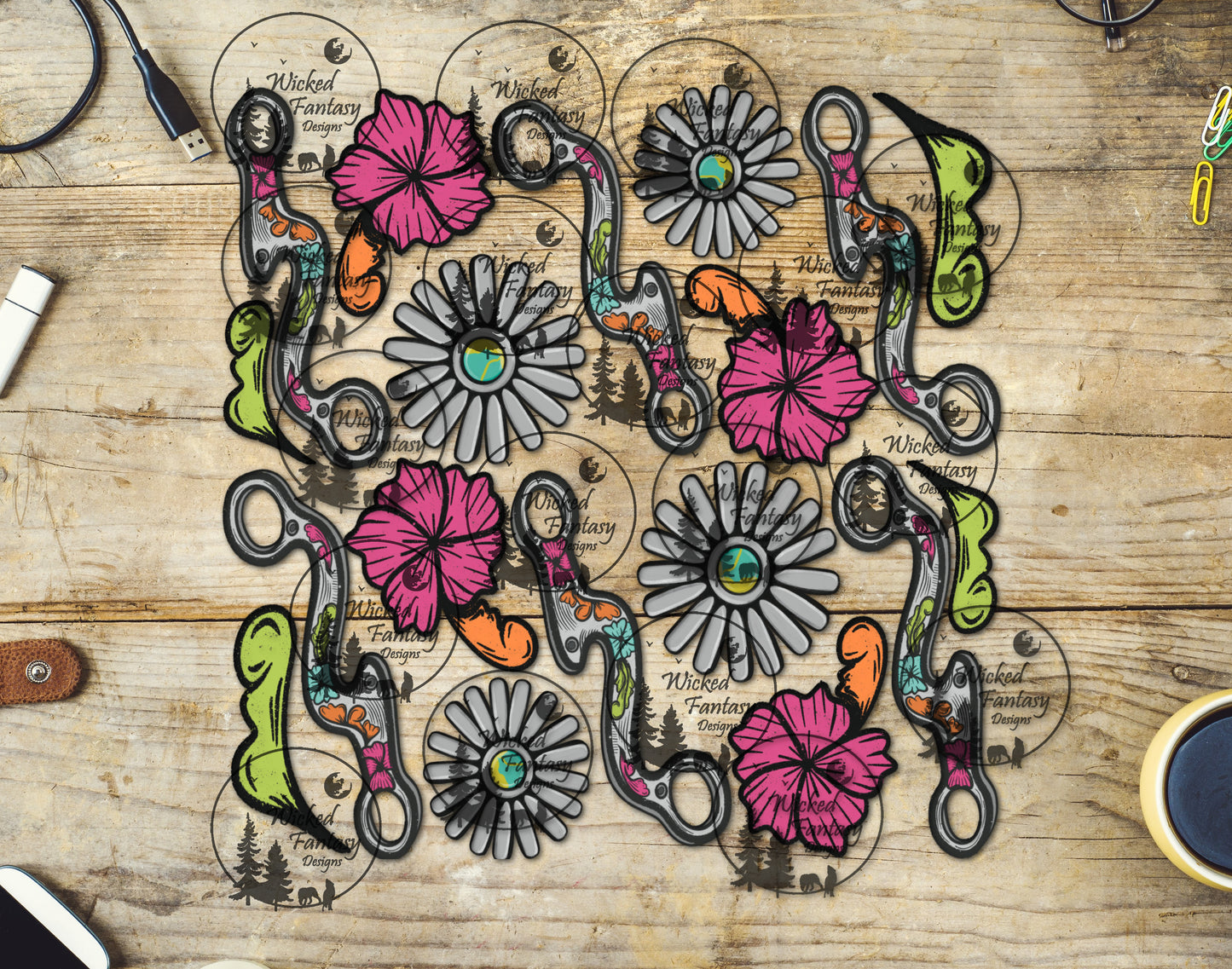 UVDTF Springtime Cowgirl 20oz 30oz 10"x10"