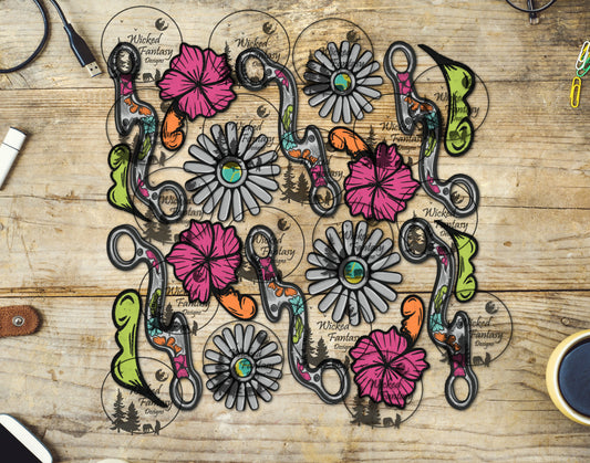 UVDTF Springtime Cowgirl 20oz 30oz 10"x10"