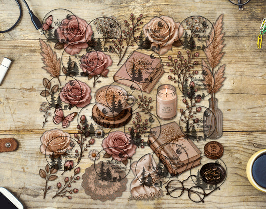 UVDTF Blush Rose Retreat Element Sheet