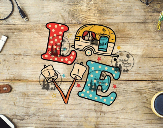 UVDTF Love Camping