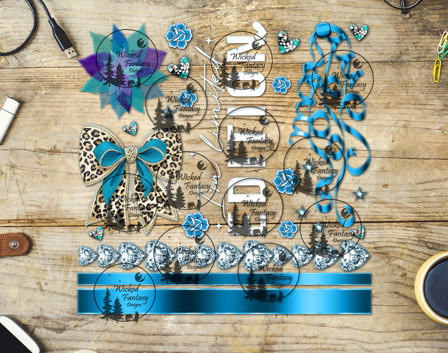 UVDTF Limited Edition 11"x11" Element