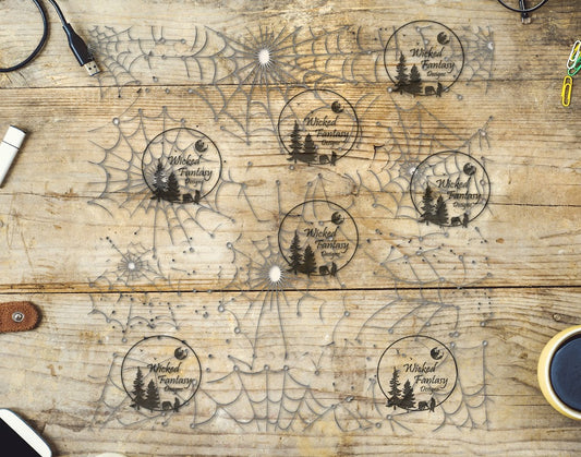 UVDTF Spider Webs 10x10"