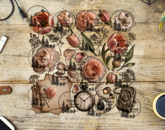 UVDTF Antique Romance Element Sheet