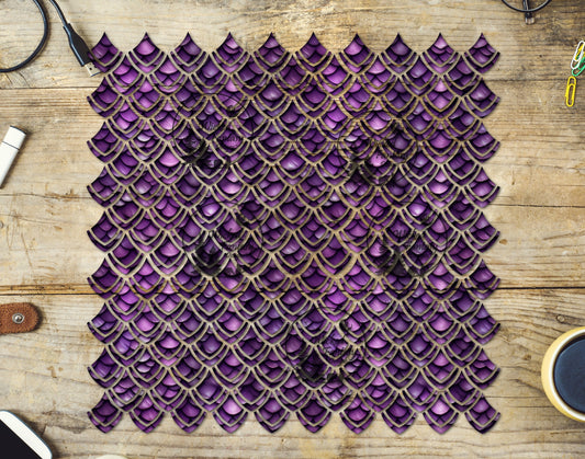 UVDTF Purple Dragon Scales 10"x10" Element