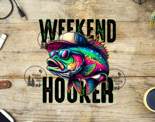 UVDTF Weekend Hooker Fish Hat Sunglasses