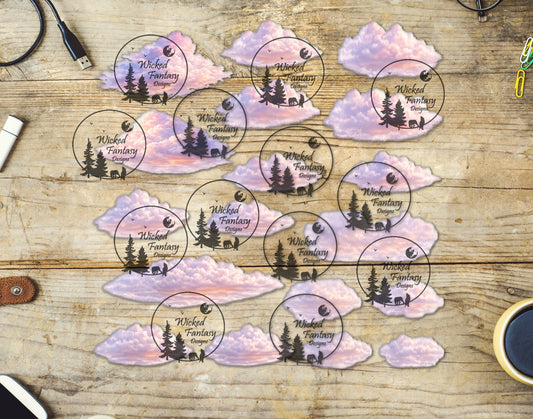 UVDTF Sunset Clouds Element