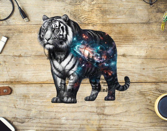 UVDTF Galaxy Black and White Tiger