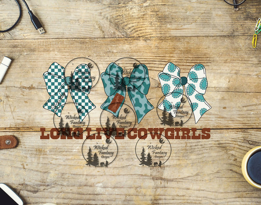 UVDTF Long Live Cowgirls Western Bows