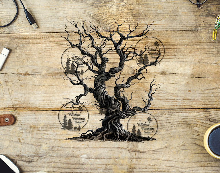 UVDTF Gnarled Tree
