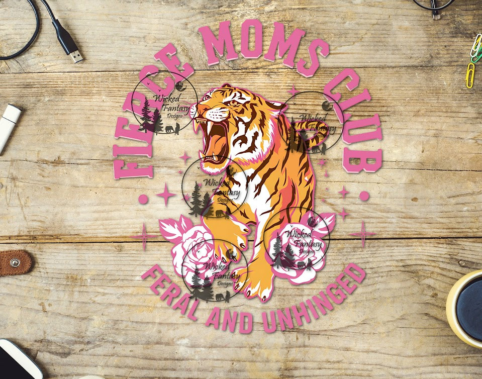 UVDTF Fierce Moms Club Feral and Unhinged